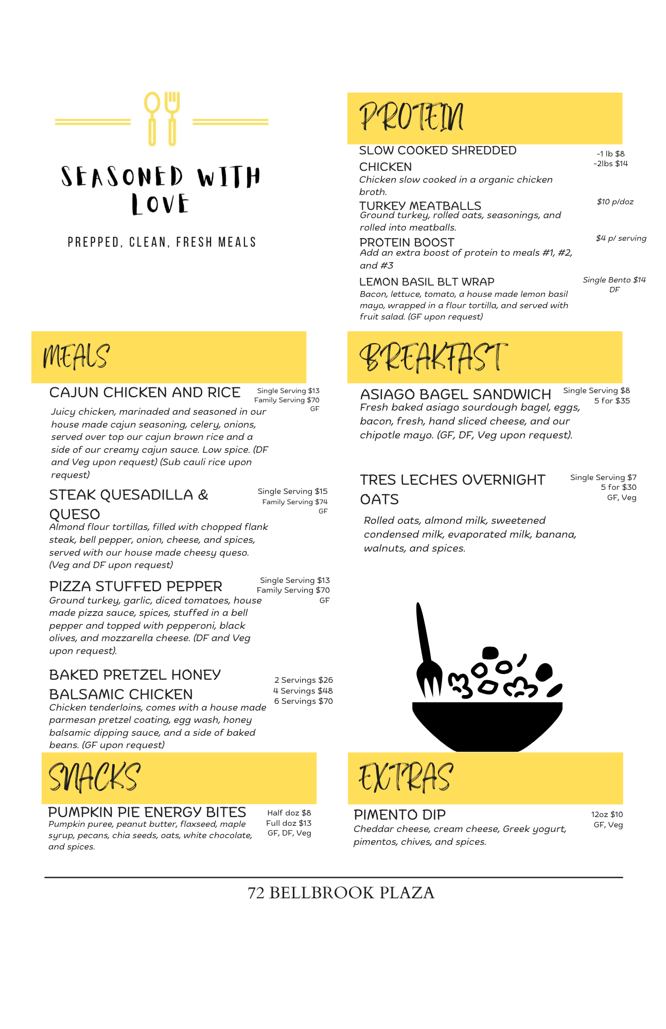 Weekly Menu
